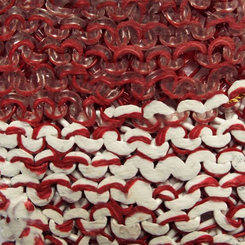 Knitted Jelly Yarn - after heating